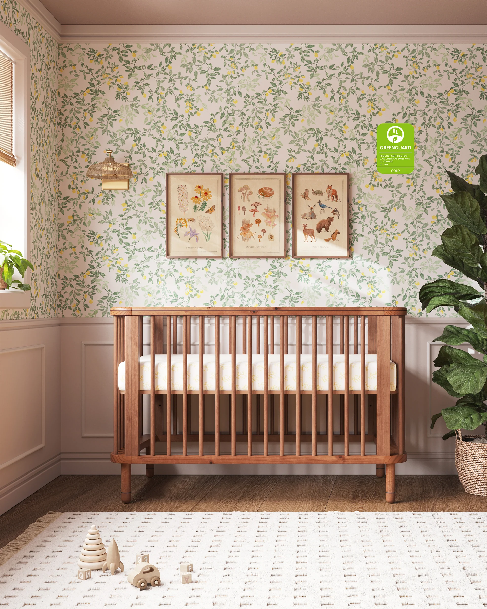 Nestig Woodland Cloud Crib