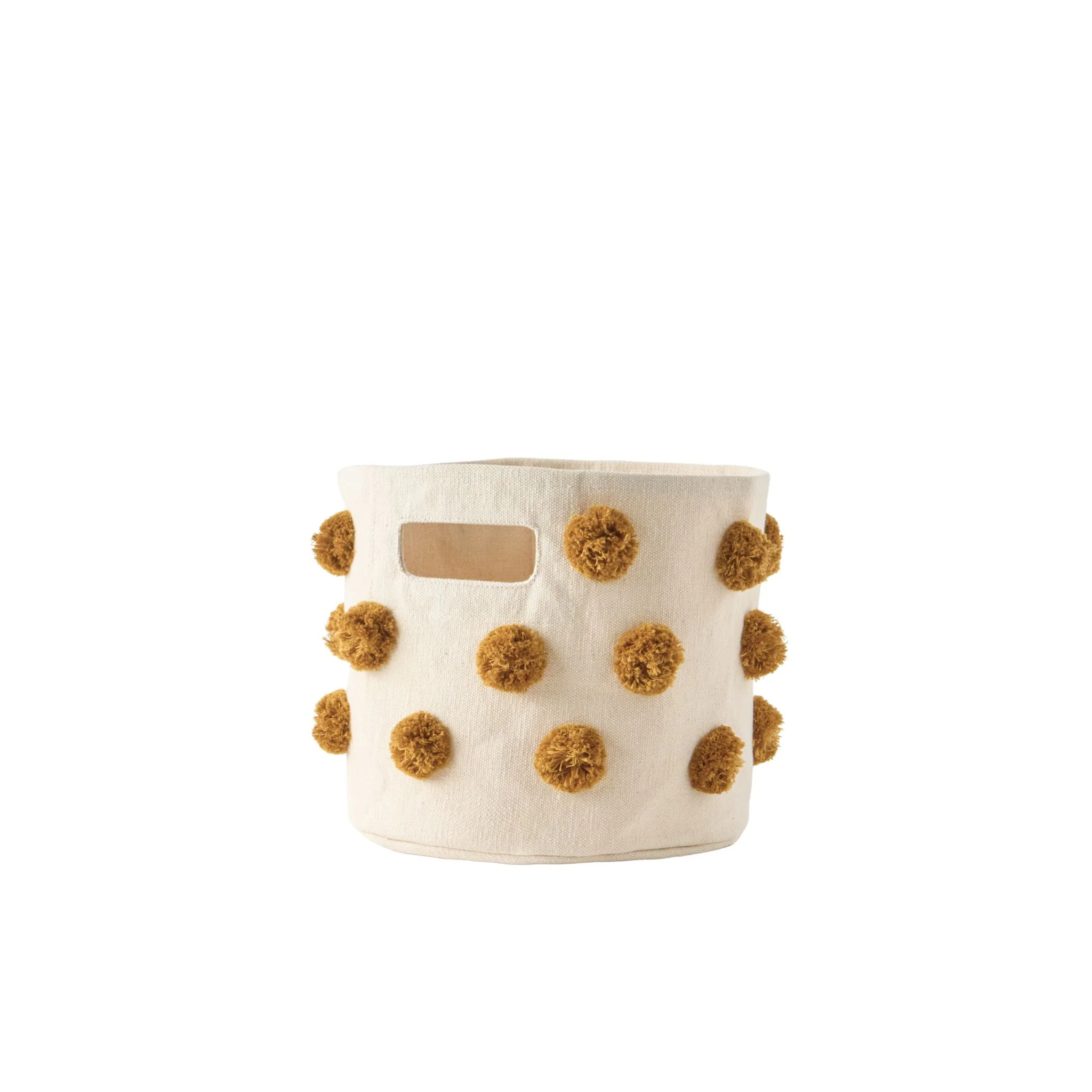 Pehr Pom Pom Mini storage bin, Dijon